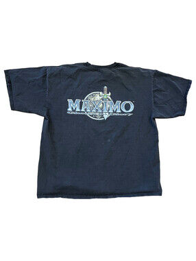 Vintage Maximo Ghosts To Glory Video Game Shirt Mens XL Capcom Promo Faded Black